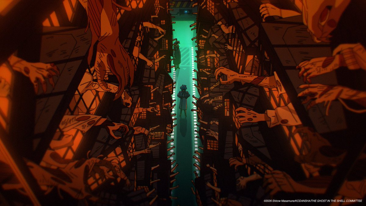 『攻殻機動隊 THE GHOST IN THE SHELL』 第4話 ロボット襲撃事件の発生と公安九課の捜査開始反応画像6