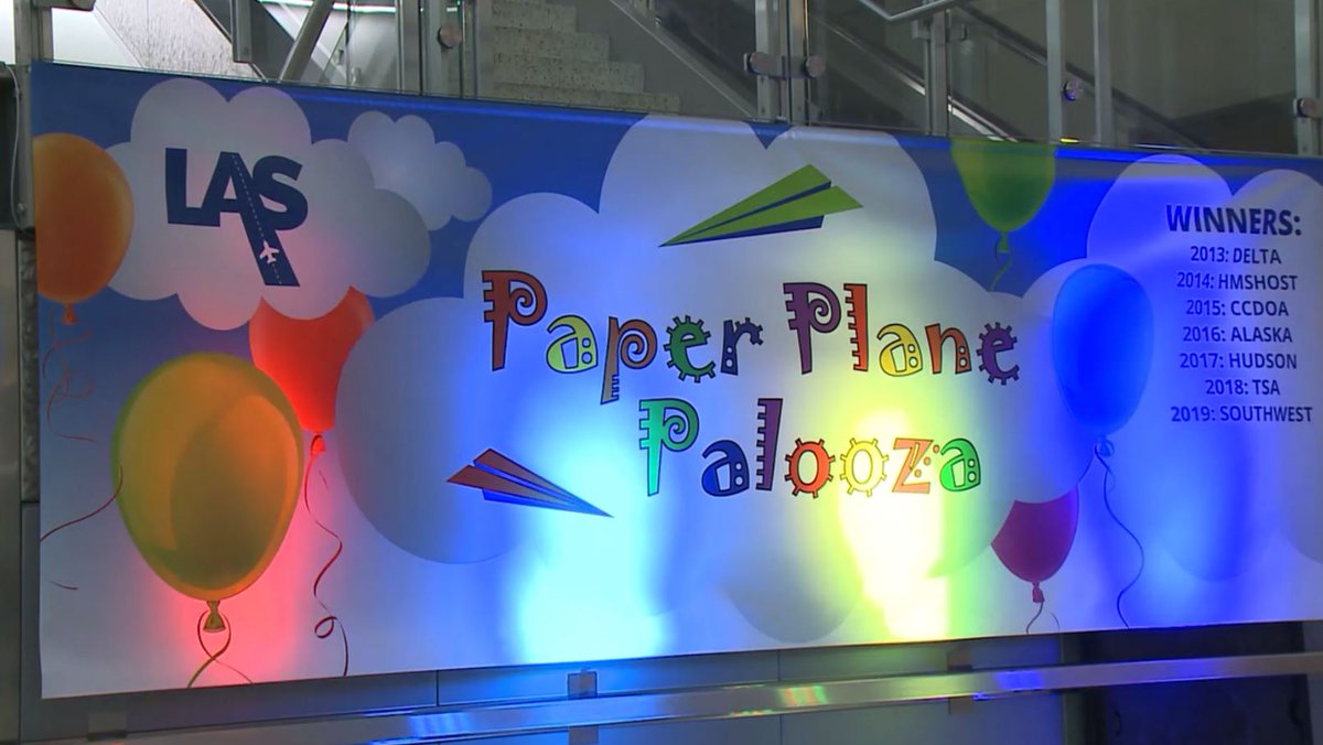 votejimgibson's tweet photo. Today is the 14th Annual Paper Plane Palooza at Harry Reid International Airport. Hundreds of kids, and kids at heart, will be on hand to test their plane-folding skills, and celebrate science, as summer break comes to a close. #henderson #bouldercitynv #districtg #southeastlv #LasVegas #WinWithJim #vote #hendersonnv