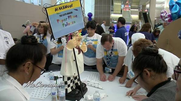votejimgibson's tweet photo. Today is the 14th Annual Paper Plane Palooza at Harry Reid International Airport. Hundreds of kids, and kids at heart, will be on hand to test their plane-folding skills, and celebrate science, as summer break comes to a close. #henderson #bouldercitynv #districtg #southeastlv #LasVegas #WinWithJim #vote #hendersonnv