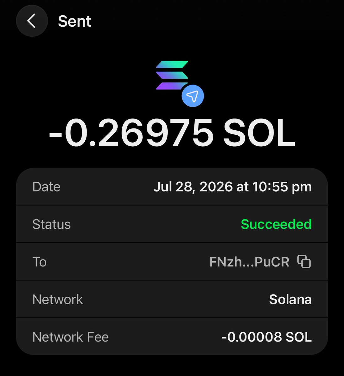 hailey_cryptoo's tweet photo. I sent you SOL for doing the task with prove 

Congratulations 🍾🎊🎈🎉 https://t.co/zqRg0ccfew
