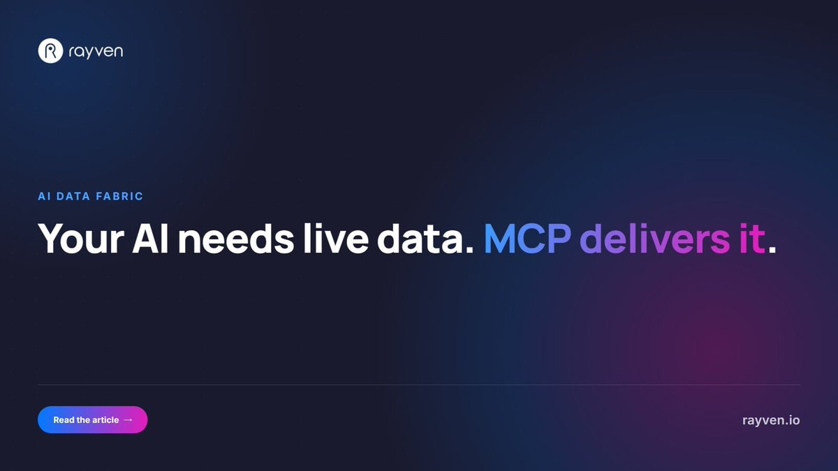 RayvenIOT's tweet photo. An AI support assistant is only as good as the systems it can reach and the data's velocity. MCP is how Claude, ChatGPT and Gemini get safe access to live business data. What it is, and how it works: https://t.co/R8mTQ1RIEJ https://t.co/yTzwNF9YkS