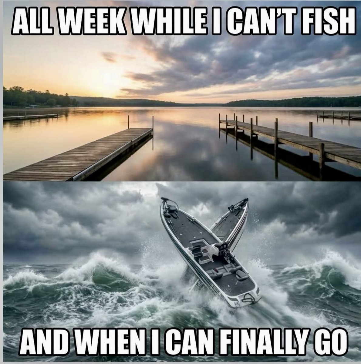 WFN's tweet photo. Typical isn't it? 

📸@BigDaveFishing 

#TheReelLife #outdoors #fishing https://t.co/ht1l8PoMQc