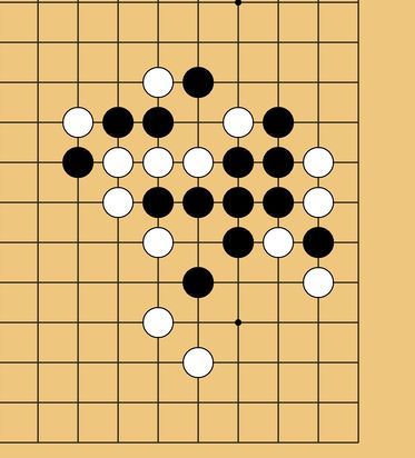haisaresu's tweet photo. 【四追い】連珠(五目並べ)【第2243問】
黒先、四追い勝ちは？
難易度(★★★☆☆)
#詰め連珠
#解けたらRT https://t.co/9dJYIEYzlu
