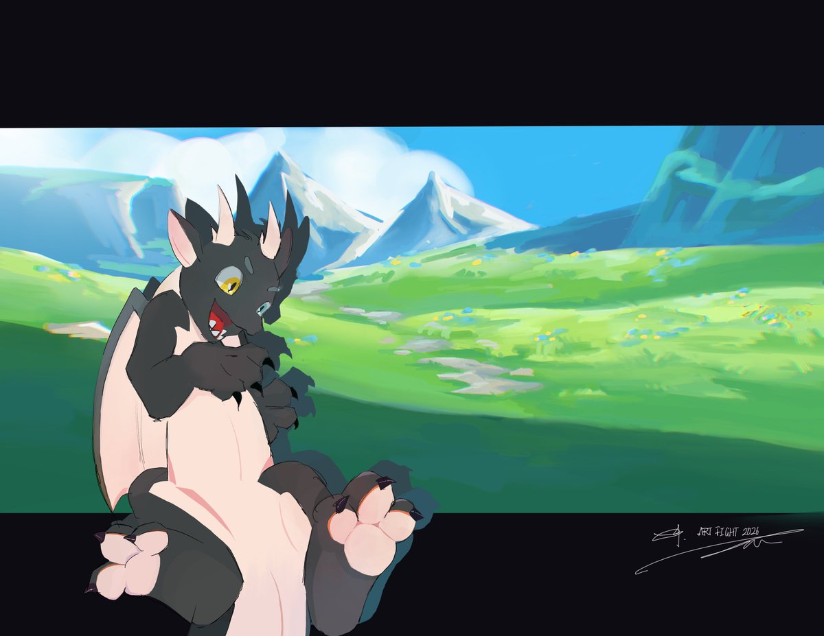 Antsyoon's tweet photo. Artfight piece 2026! #artfight #artfightteamtragedy https://t.co/JoRF7soj3i