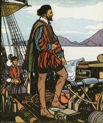 Canada_Unknown's tweet photo. In 1578 Sir Martin Frobisher began a third voyage to Baffin Island. After facing many storms &amp; trials, with all but one ship being safe upon their departure, on Sept. 3, 1578 Rev. Robert Wolfall conducted the first Anglican Thanksgiving service in North America on Canadian soil. https://t.co/MYanmk4ycL