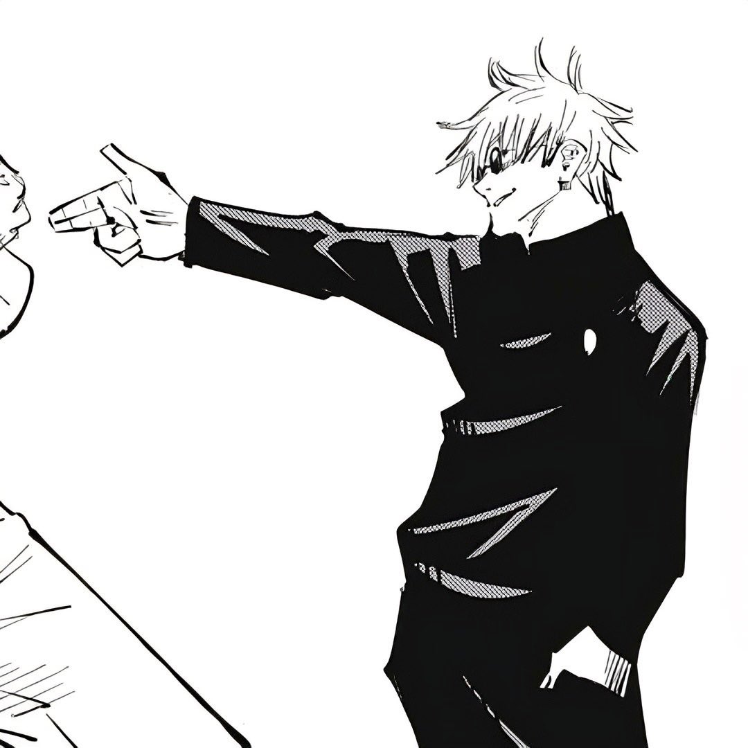 gojosual's tweet photo. big fan whenever he hit this pose https://t.co/XWFVJYTbIa