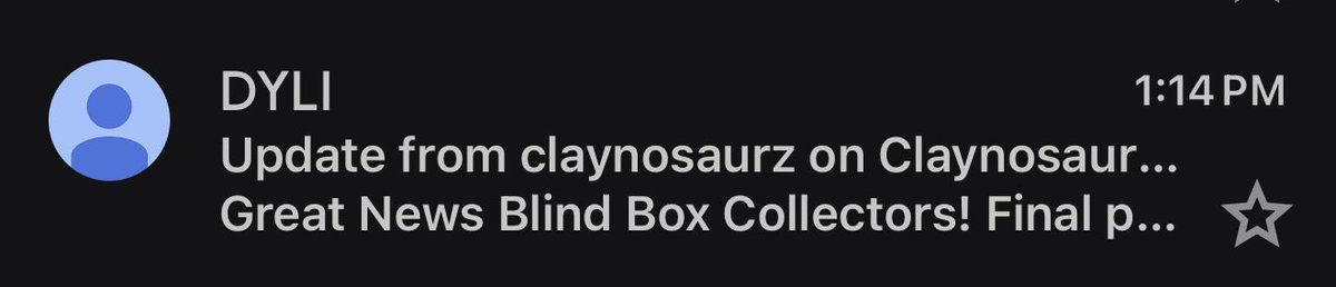 sonnylove254919's tweet photo. Just got my email ‼️‼️
@Claynosaurz Wus POPKIN 🤚🏻✋🏻
#ClayPOP Claynotopia GROOOWS
.        Collectors Collect 🌋🦖🌋 https://t.co/wSnGzkPmqN
