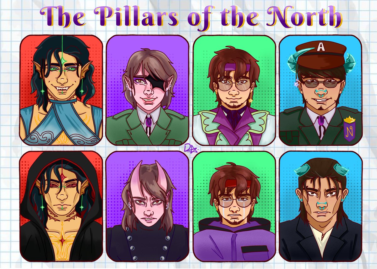 dannia_starr's tweet photo. Hace mucho que queria dibujar a los 4 pilares del norte y mis povs favoritos. Diseñe sus versiones del inicio y el final de lo que fue esta primera parte del #qsmp2 :D

#juanguarnizofanart #aldogeofanart #tinakittenfanart #foolishfanart https://t.co/cV6Hq8HPIh