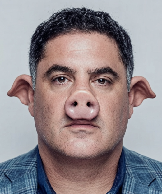 Realneo101's tweet photo. You're the pig, Cenk. https://t.co/LmkfNFjDCH