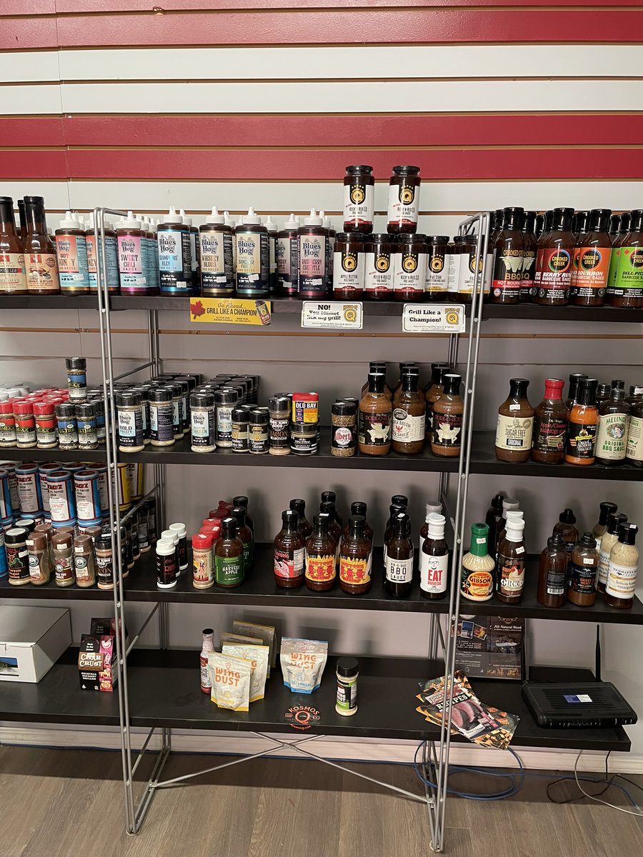 markinbrooks's tweet photo. It is nice and hot but the wind I could do without. There is something about BBQing that we love wind or no wind, it does bring out the goodness of your protein. When you add the BBQ RUB and BBQ SAUCE to it ITS that much better. MARKS MARKET has a good line up of SAUCES and RUBS in the store come in and have a look. PLEASE SHARE. https://t.co/t3zR4GUbzx