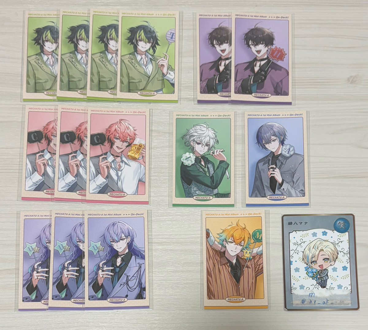 hq_ak_'s tweet photo. 【交換】 MECHATU-A On-Deck! 特典 ランダムフォトカード

譲｜画像
求｜IDカードの方

郵送での交換希望です。
お気軽にお声掛けください。 https://t.co/jkpFhwRYpM