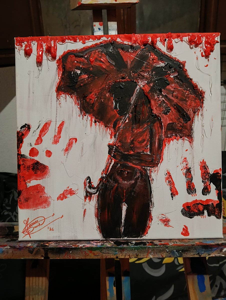 jericoh34's tweet photo. La lluvia no es agua.
Es pasión que sangra.
Passion Rain – A. Davide Ferraro, 2026
40×40 · Técnica mixta
¿Aguantas la mirada?
DM para adquirirla.
#PassionRain #NudeArt #Expresionismo #ArteContemporaneo #ArtCollectors #ArteViral #RedPassion https://t.co/pNoBjGPc5j
