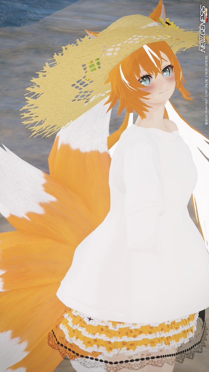 PSO2Raimu's tweet photo. おはようございます☀
連日37℃なのに明後日は40℃…💦
#メンテの日なのでssを貼る 
#PSO2NGS_SS https://t.co/sCNs9Xbi3X