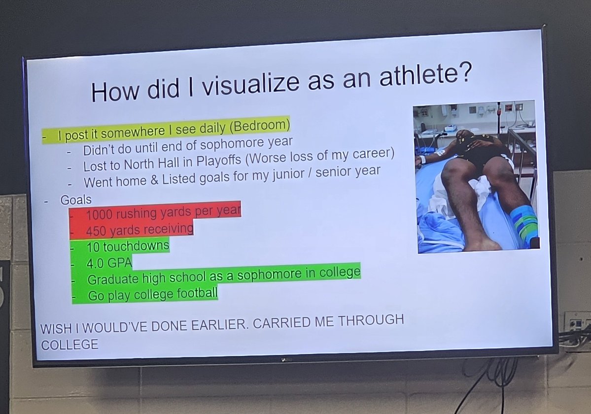 rockerlee229's tweet photo. Great Character Message to the team today from @NicholasSearcy4 on Visiualation‼️ https://t.co/vqQQEUs8SL