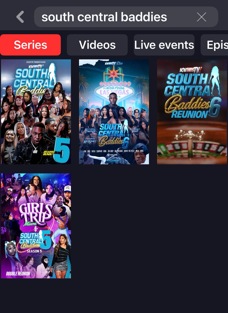 BaddiesReality's tweet photo. Why did #NowThatsTV delete south central baddies seasons 1-4 and Young &amp; Reckless seasons 1 &amp; 2?? 😳 https://t.co/KEOTlKXXBh