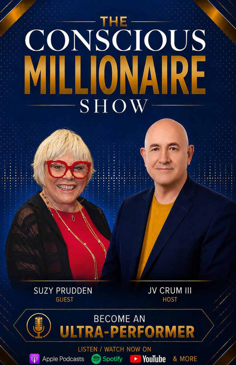 ConsMillionaire's tweet photo. 📚 Tap Your Potential to Become a Best Selling Author

In this conversation, JV Crum III and Suzy Prudden explore how unlocking your inner potential is the first step to becoming a published.

🎧 Listen here: https://t.co/I47YAp2OEg

#founders #entrepreneurs #impact #JVCrumIII https://t.co/KN9OiYdOuW