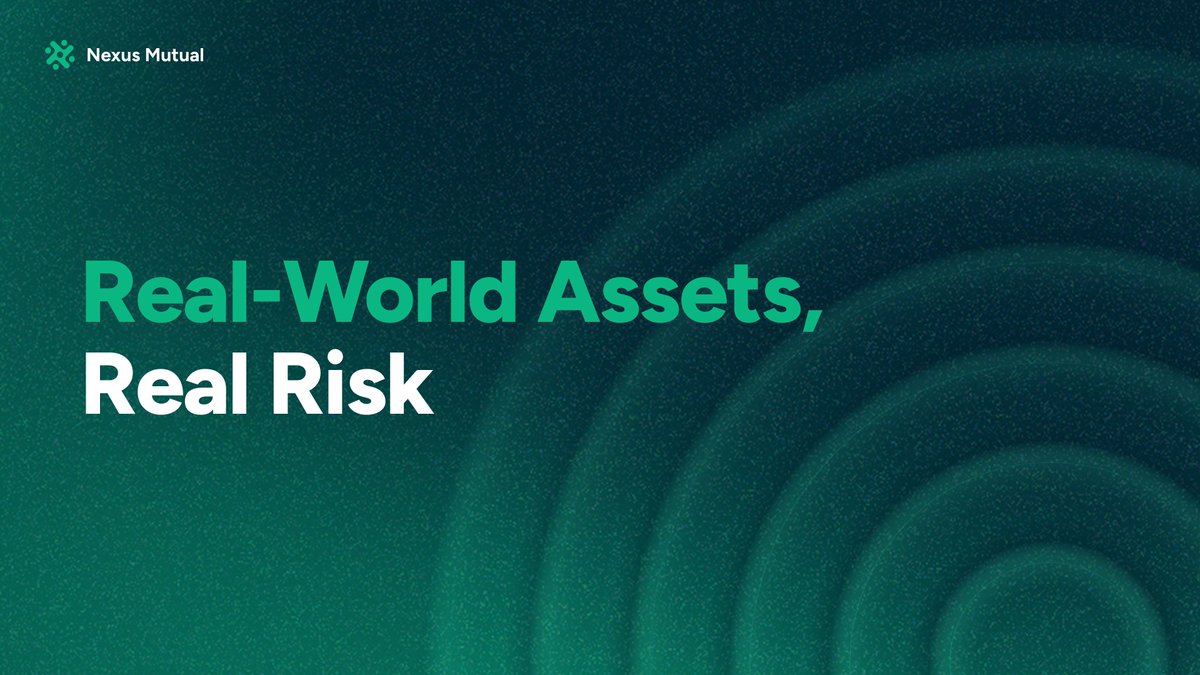 NexusMutual's tweet photo. Real-world assets have grown 10x over the last few years to a market cap of nearly $30 billion

This makes tokenized stocks, treasuries and commodities a fixture in DeFi rather than a fad

However, it all rests on getting a real-world price onchain accurately, and some recent losses in the space have shown that can be a risky proposition

Whether it’s due to oracle failure, manipulation, misconfiguration, or a smart contract exploit, every link in the pricing chain is a potential flaw

What are the real risks behind RWAs, and how can you manage it? 

Check out our blog to find out!

https://t.co/WxlmfuO3qK