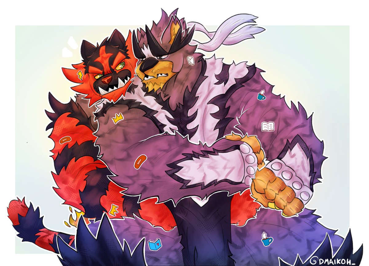 DMAIKOH_'s tweet photo. Urshifu &amp; Incineroar  💢 https://t.co/UafU66xvtl