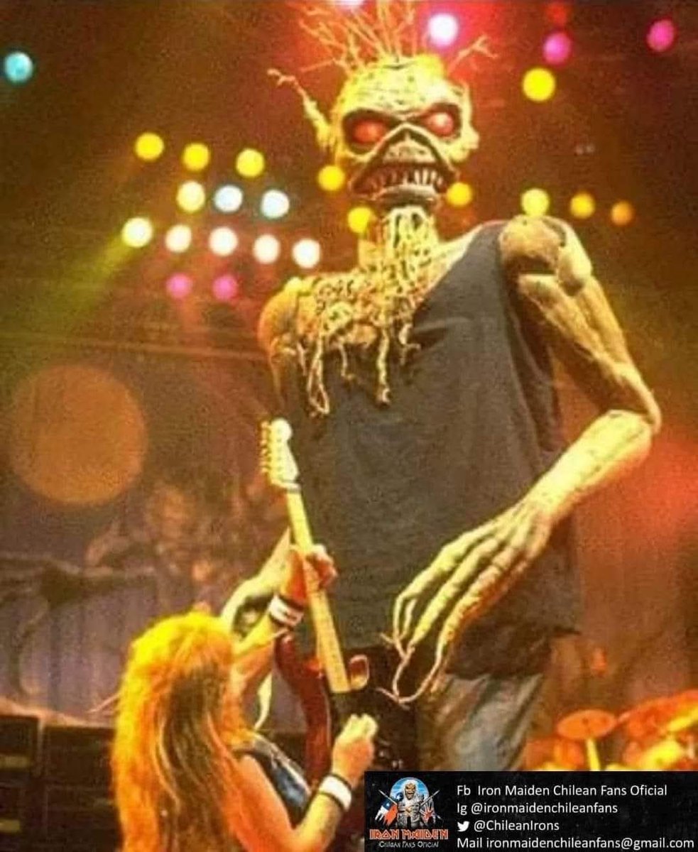ChileanIrons's tweet photo. un día como hoy, en el año 1992, se debió hacer el primer concierto de la Bestia en Chile, lamentablemente los poderes facticos de la época lo impidieron. 
@IronMaiden 
#IronMaidenChileanFans https://t.co/JVsfDLPUo7