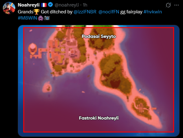 Sn0rtiSn0t's tweet photo. Noahreyli and Fastroki have LEFT the eastern Sunken split to contest Podasai and Seyyto at Cluster Coast.
i mean like no one wants to be triple conned so fair enough
Offspawn Preds? https://t.co/9M8Da5JbxD