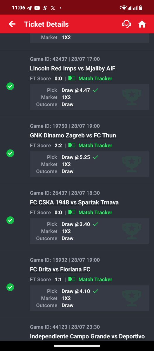 SolomonN39458's tweet photo. @ugochukwuchiamV 4 in 4 to go on sportybet https://t.co/C1fVaqDa6Y