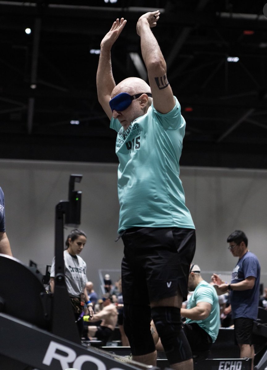 carl_arredondo's tweet photo. I competed in my 1st @CrossFitGames #adaptivegames at 63. I & 8 other #visuallyimpaired men from the U.S. & around the world competed in 6 events over 3 days. My son @king_dondo was an excellent Handler on & off the floor. ππ¨π»βπ¦―ποΈ#adaptiveathlete #rpstrong #63ainteasy https://t.co/5DB0TfxOhF