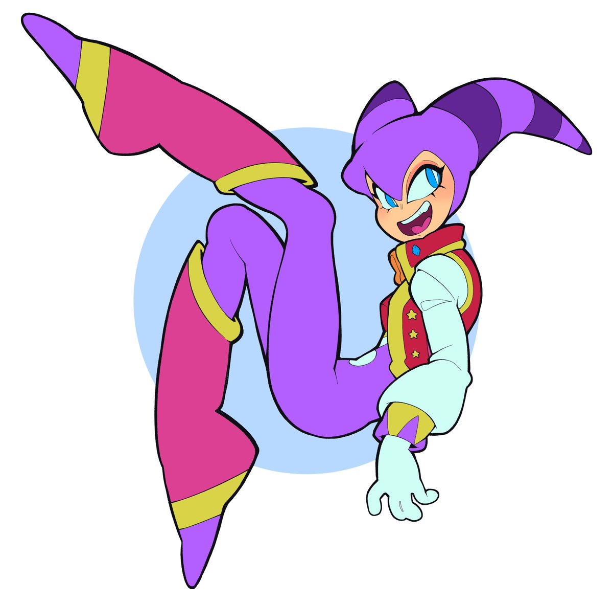 silkw0rmz_'s tweet photo. didnt wanna shade it but like john jester

they look different everytime i draw them i swear

#NiGHTSintoDreams #NiGHTS https://t.co/c6Zsp7rSgf