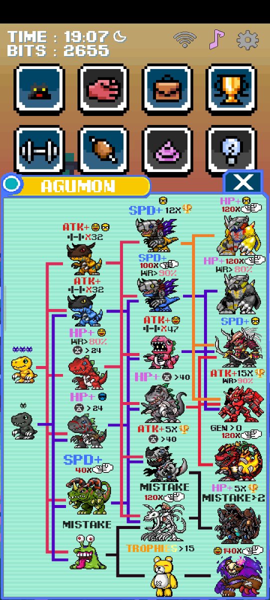 MatheusMagic3's tweet photo. Voltei a jogar o Digital Partner na versão mais atualizada dele e peguei meu Agumon Black

(Só ainda tô em dúvida de qual caminho eu tento pegar) https://t.co/p0q2eZIPcT