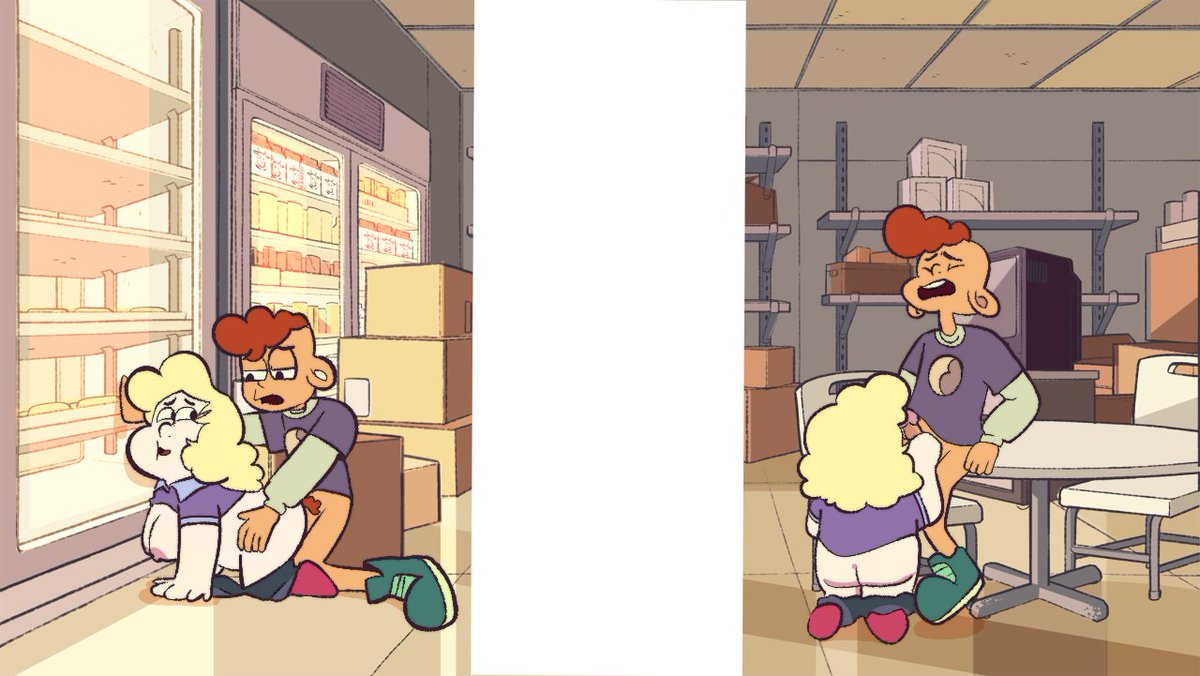 Monkeecoded's tweet photo. Old art of those Big donut cutie patooties.

#Stephengalaxy #stevenuniverse #stevenuniversensfw #rule34 #Sadie #Lars https://t.co/30VwfUTEhQ