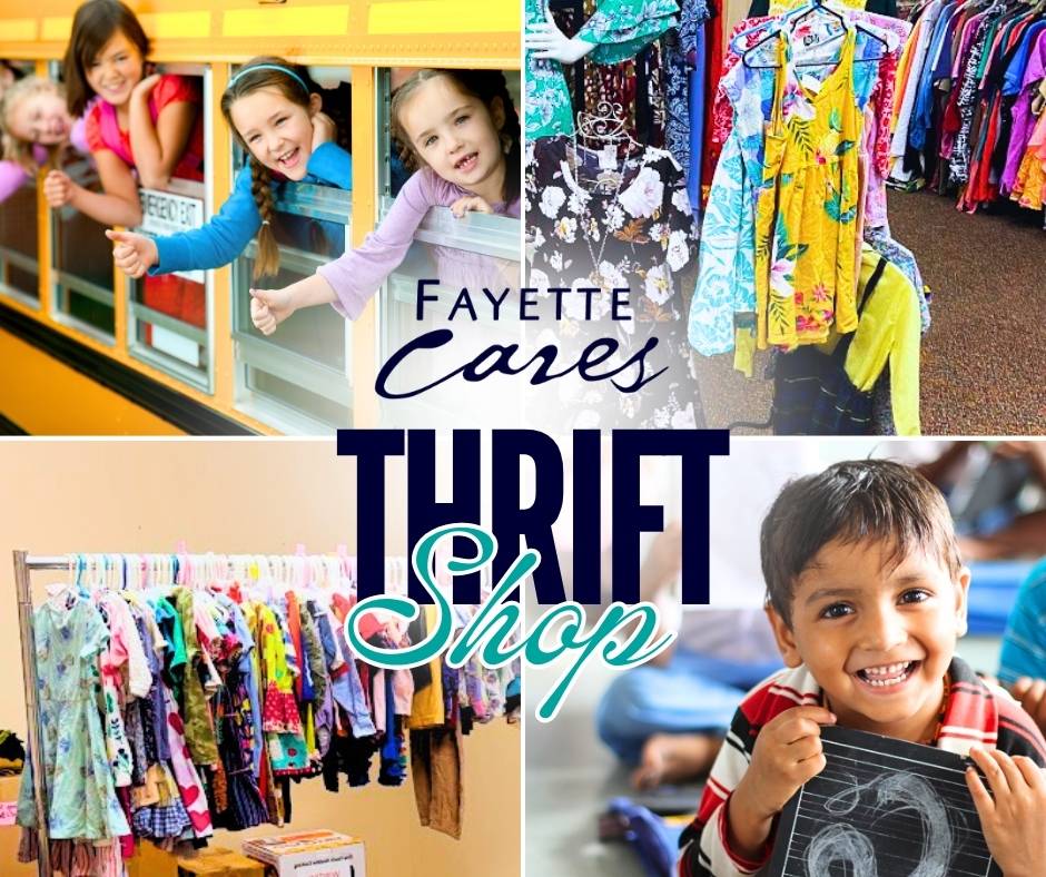 FayetteCares's tweet photo. Back-to-School Savings! 👖Kids' &amp; Women's Apparel – Just $1!
👕All Other Clothing – 50% OFF! Every purchase supports neighbors in need. Visit us at 17985 US-64, Somerville (across from Chickasaw Elec)🕘Tue-Fri: 9 AM–5 PM; Sat: 9 AM–2 PM https://t.co/yqNDJ8e0ub
