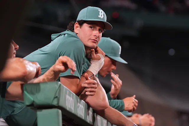 SleeperMLB's tweet photo. The Red Sox have such a weird injury history this season, let’s dive in:

- Roman Anthony last played on May 4th, the team originally thought he could avoid an IL stint
- Garrett Crochet has been on the IL since April 29, he was originally hoping to just miss one start
- Curtis Mead hit on the hand in his second AB with the team, manager Chad Tracy said “looks like we dodged a bullet, maybe” after the game. His wrist is broken