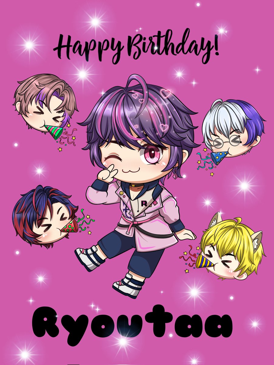 kiriechan's tweet photo. Ryoutaa~~~~~
お誕生日おめでとう🎂🎉

 #GambaRyo #DiveIntoRyou

Art by @timusracing 🩷 https://t.co/kZDjWE0fT3