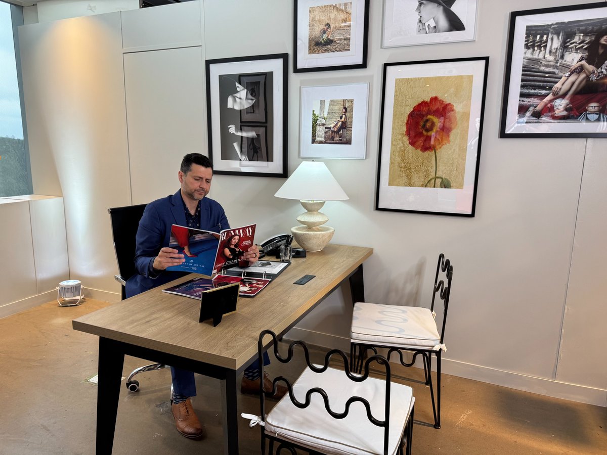laughingplace's tweet photo. A #DevilWearsPrada2 pop-up has arrived at the Museum of Arts and Design in New York. Guests can step into Runway and even take a photo inside of Miranda's office. https://t.co/7Pbfn3HLY0