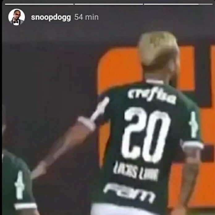 bigodeus's tweet photo. lembrando de quando o snoop dogg postou aleatoriamente no stories um video do gol do lucas lima em cima do ituano no paulistão https://t.co/EkXkyFIw5T