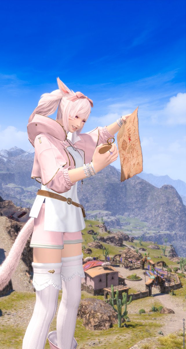 nina_ronron's tweet photo. 今日はどこを冒険しようかな🧭🗺️
#おはミコ #FF14 https://t.co/FZKplLGPzX