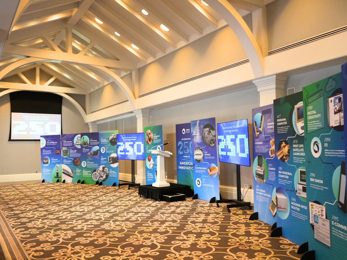 ITI_TechTweets's tweet photo. Last night at Decatur House, ITI marked 250 years of innovation and 110 years of ITI, with remarks from the White House’s U.S. CTO Ethan Klein on the future of American tech and innovation. #America250 #ITI https://t.co/cISA4BHkvE