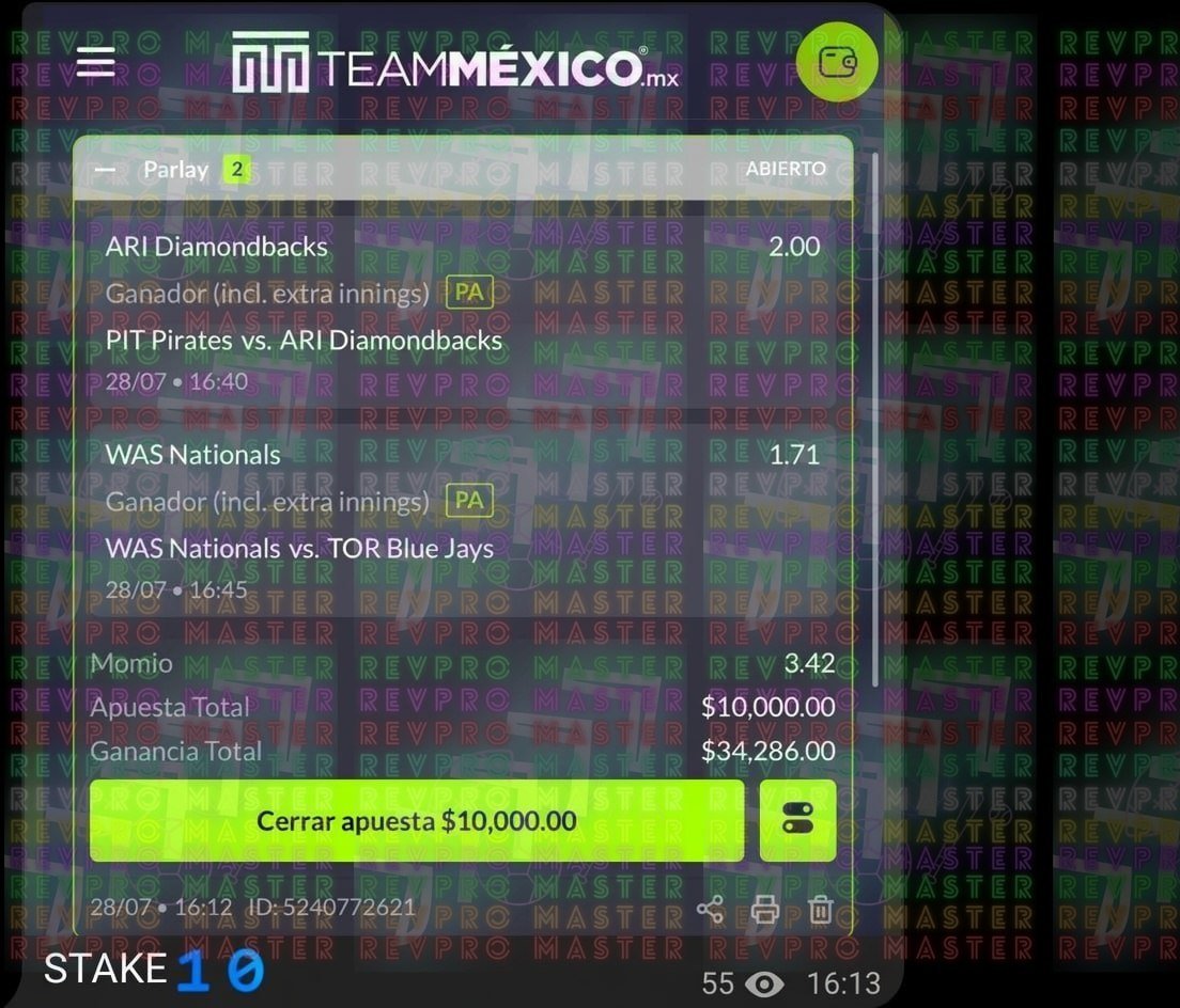 RevMasterPicks's tweet photo. Zorrito Vip 🦊 MLB ⚾️

Todas sus jugadas premium en mi VIP 👑 https://t.co/Tj7HpXeUh9