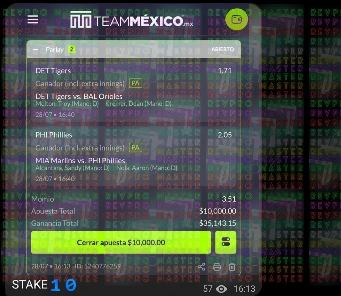 RevMasterPicks's tweet photo. Zorrito Vip 🦊 MLB ⚾️

Todas sus jugadas premium en mi VIP 👑 https://t.co/Tj7HpXeUh9