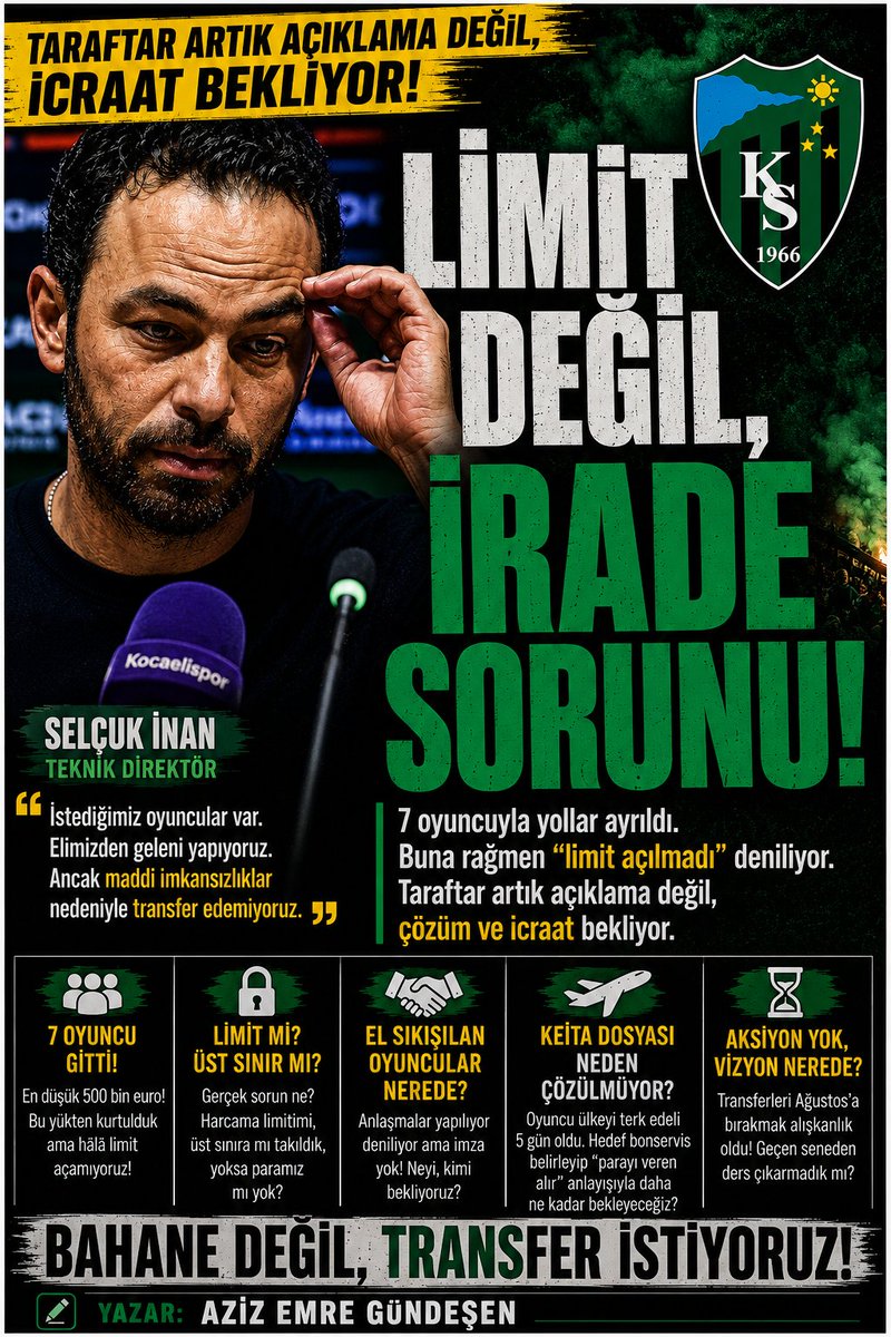 AZZEMRE's tweet photo. https://t.co/KQjGYcPgRI @Kocaelispor https://t.co/do4xZION0z