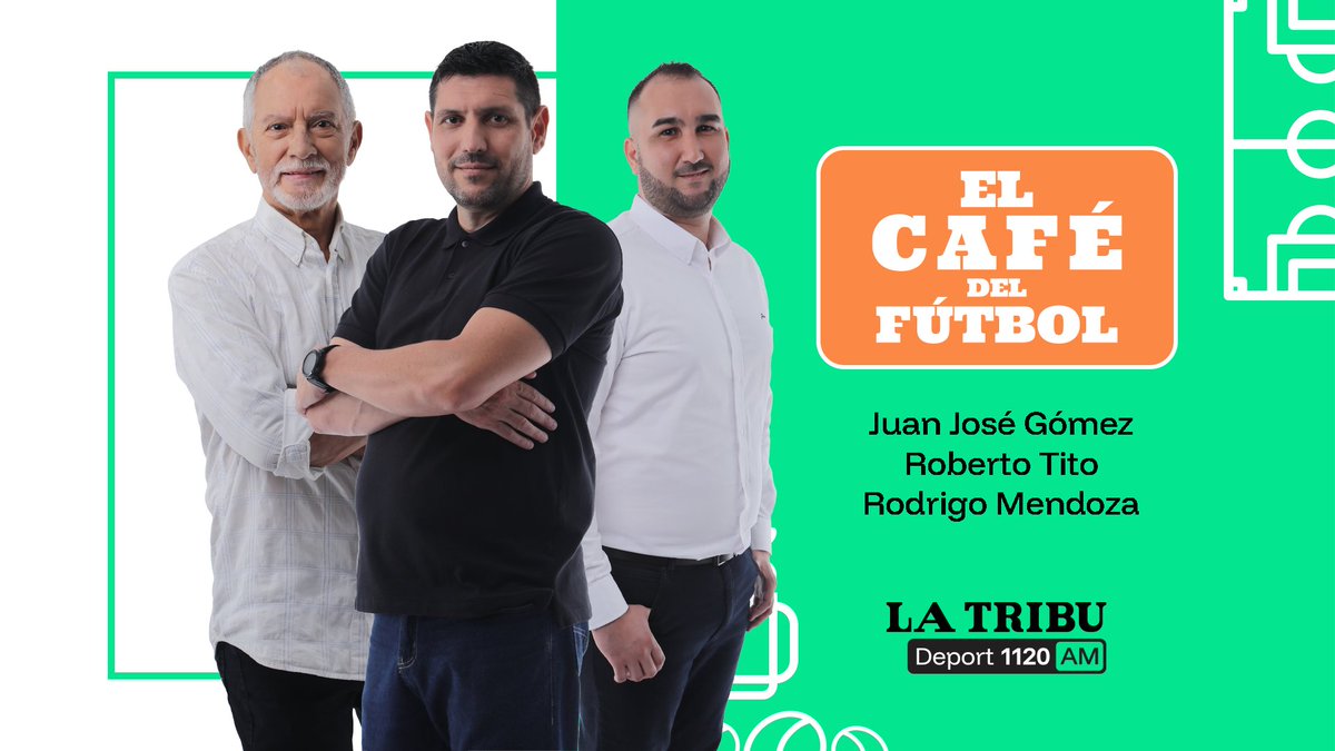latribu1120am's tweet photo. 📻¡Arrancamos el día con #ElCaféDelFútbol!

⚽️Aquí hablamos de fútbol 100%: debatimos, analizamos, te escuchamos.

🎙️Conducen: @jjgomez78, @Robertotitog y @RodriMendoza.

🔴Streaming: https://t.co/VpOM0Swh3Q https://t.co/hDn0oeVQ4w