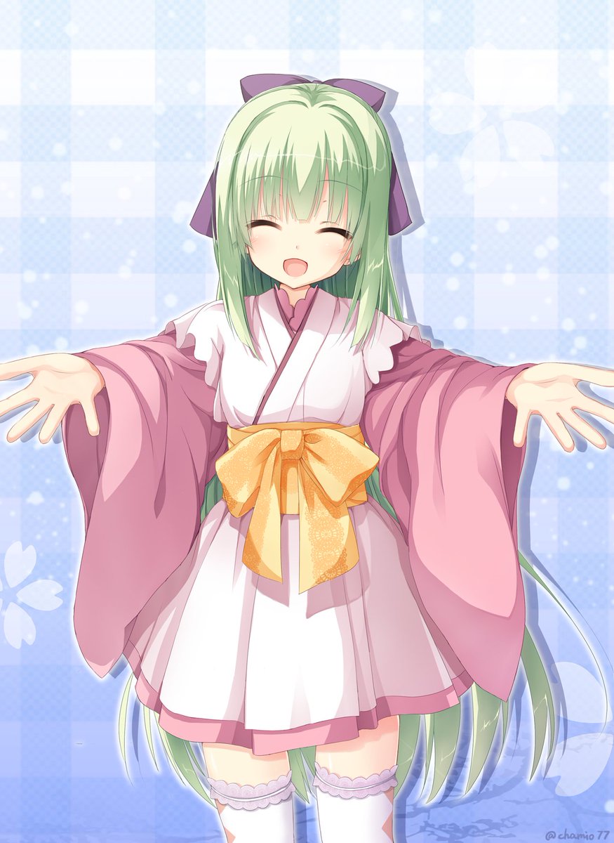 chamio77's tweet photo. 芳乃/茉子/ムラサメ/レナ（千恋＊万花）
祝10周年！ということで当時描いたイラスト再掲 https://t.co/zQG5Eh7q1l