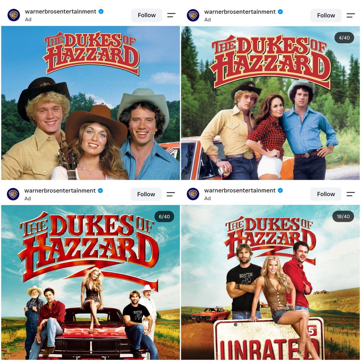 larryafranks's tweet photo. It happened again! This time with movie ads too!
More #DukesofHazzard please @warnerbros @wbd @warnerbrostv @WBHomeEnt https://t.co/AOx0jJosVS