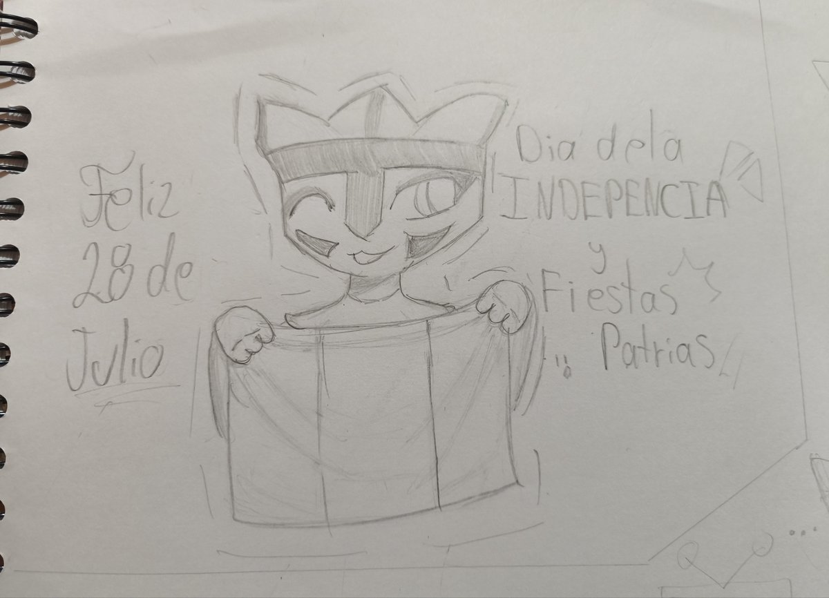 Mishira484's tweet photo. Dibujito de mi tilín Milco por el 28
SOMOS LIBRES, SEAMOSLO SIEMPRE🗣️🇵🇪❗
#mascotverse #Milco https://t.co/9NX2gpDBzJ
