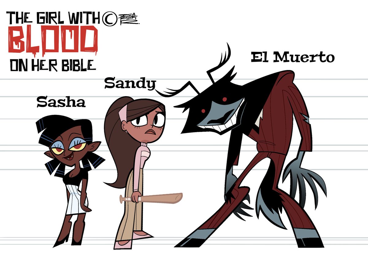 IssaRobbortR's tweet photo. redid the lineup for my 50s vampire yuri #OCs #IndieAnimation https://t.co/0gHyoqOFD5