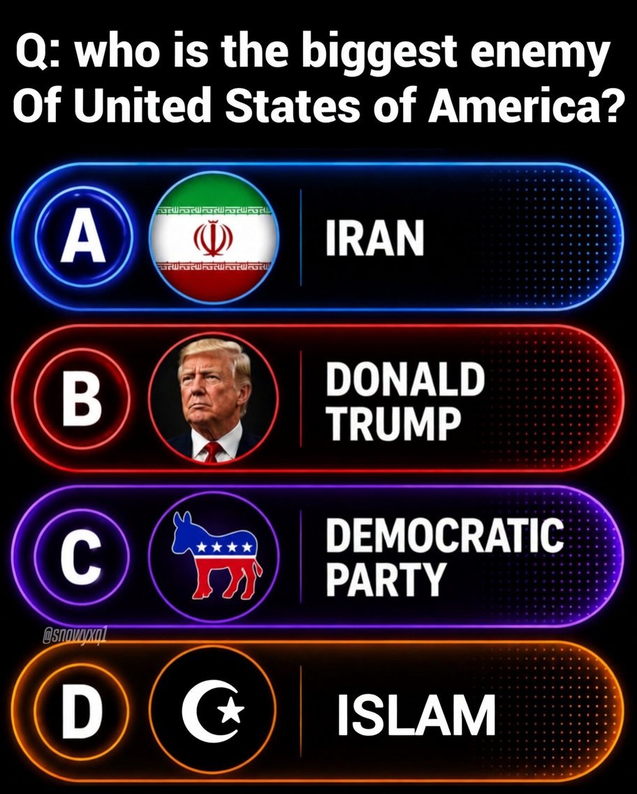 snowyxq1's tweet photo. Everyone answer this one correctly?

Who's the root cause for the downfall of America??? https://t.co/xPqljiVKWR