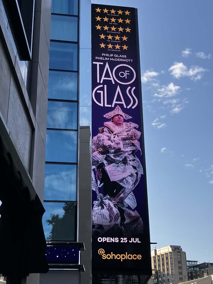 Adrian_Specs's tweet photo. ‘Tao of Glass’ @sohoplacelondon is a riveting tapestry of music, mystery &amp; memory: @Clusterform is wit, raconteur, visionary &amp; sage all rolled into one, making this universal, generous body of work deeply personal. I loved it. https://t.co/06jyrRGSnA