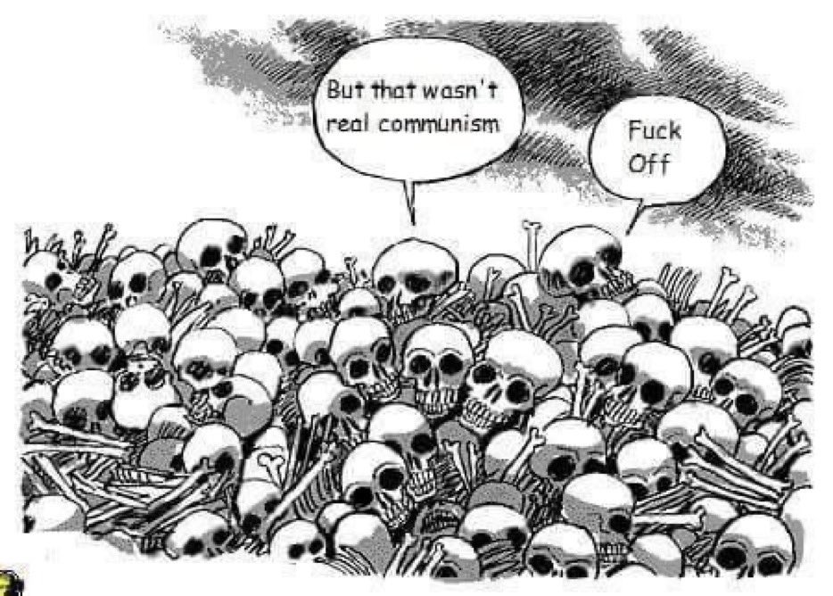 FutureRedState1's tweet photo. @DrunkRepub No they won’t. They will claim that it wasn’t REAL communism and push it further https://t.co/o31hECUMVz