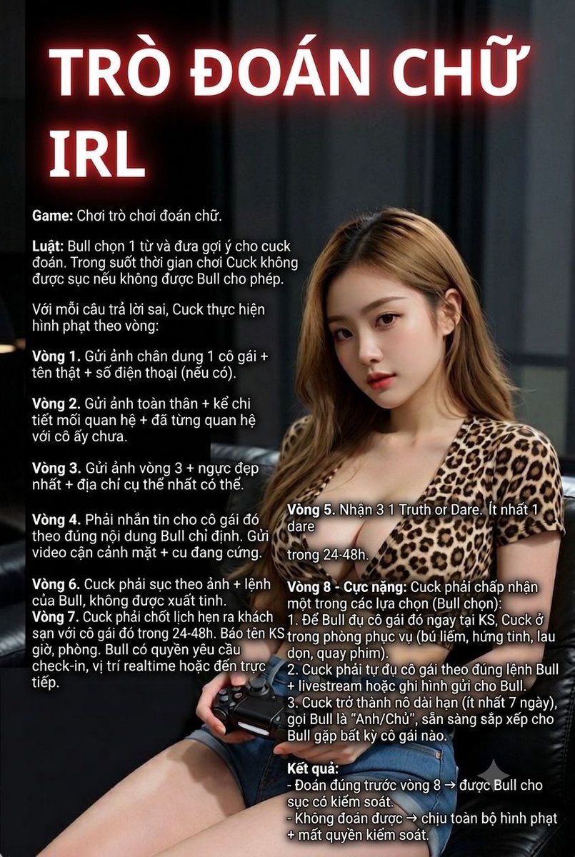vncoserhorny's tweet photo. Nay mở chơi lại nhé cuck nào dâng người yêu + Mẹ thì ib ( yêu cầu làm được tất cả yêu cầu và người dâng lên phải thật 100%) https://t.co/zTS15zoGwP