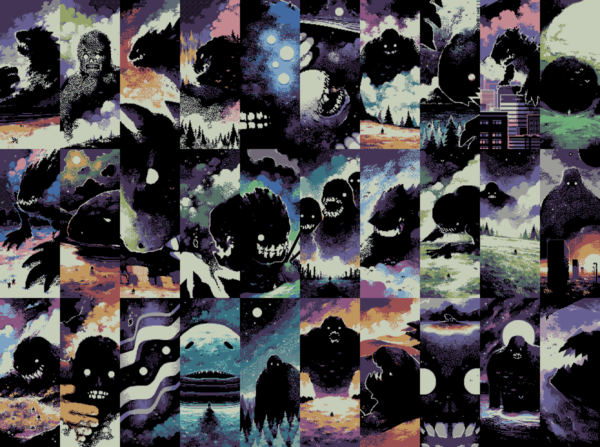 dethrood2's tweet photo. Kaijune is a combination of two words – Kaiju, and June. Prompt lists @flancortes. 30 days, 87x216, vinik24 palette. 

Я не думал, что мне вообще хватит сил. Спасибо всем богам этого мира, и здоровья каждому. Если меня не станет, то это хорошая точка. https://t.co/IfueHW2Qgw