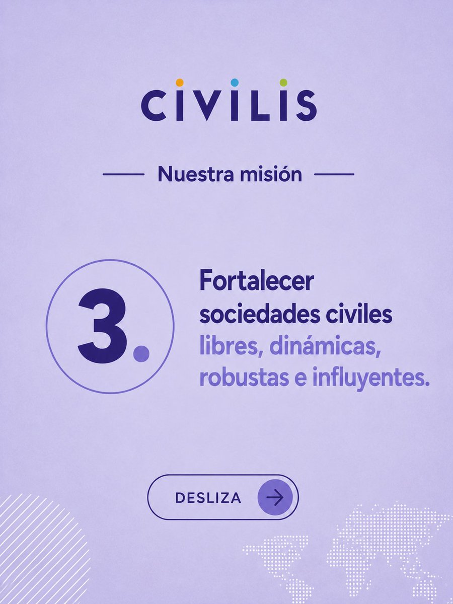 civilisorg_'s tweet photo. En CIVILIS trabajamos con una misión clara:

🔹 Investigar.
🔹 Promover espacios cívicos seguros.
🔹 Fortalecer organizaciones.
🔹 Defender derechos fundamentales.

🌐 Conoce más en https://t.co/ny2wLbW2fZ https://t.co/Dgv6zQk2Vw